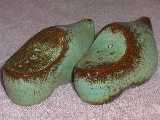 Dutch shoe shakers glazed